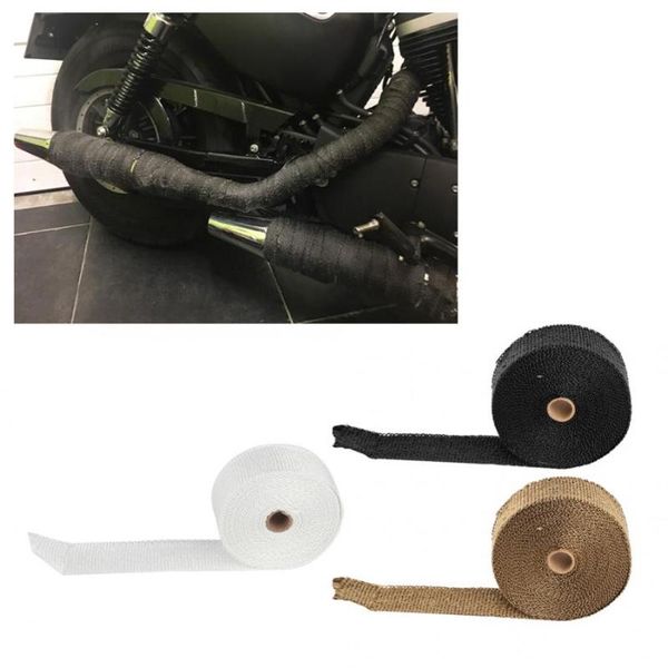 motorcycle exhaust system universal heat wrap 10m thermal tape pipe header resistant insulation with 2 zip ties motocicleta fiber
motorcycle exhaust system universal heat wrap 10m thermal tape pipe header resistant insulation with 2 zip ties motocicleta fiber