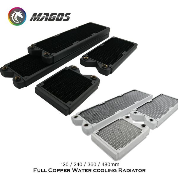 fans & coolings full copper water cooling radiator for computer 120/240/360/480mm*27mm cooled row black/white heat exchanger
fans & coolings full copper water cooling radiator for computer 120/240/360/480mm*27mm cooled row black/white heat exchanger