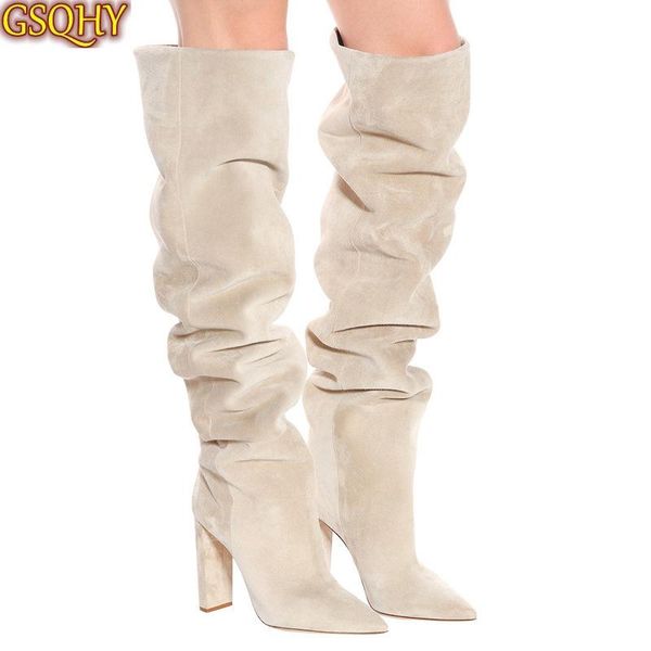 boots over the knee women design fur warm winter shoes fashion high heel thigh long woman footwear, Black
boots over the knee women design fur warm winter shoes fashion high heel thigh long woman footwear, Black