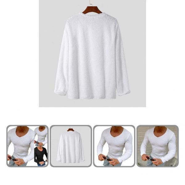 men's casual shirts stylish autumn base shirt long sleeve pullover spring top, White;black
men's casual shirts stylish autumn base shirt long sleeve pullover spring top, White;black
