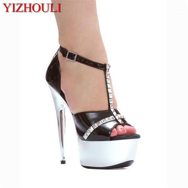 sandals 15 cm high nightclub sandals, rivet t-shaped belt, stage model fashion runway women1, Black
sandals 15 cm high nightclub sandals, rivet t-shaped belt, stage model fashion runway women1, Black