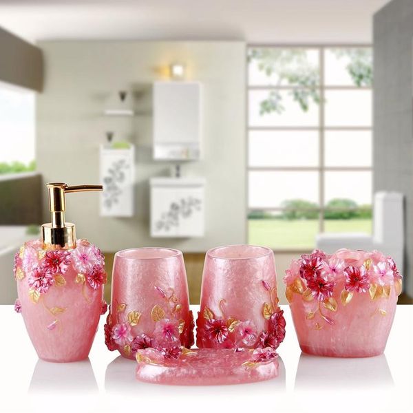 bath accessory set european dinner authentic bathroom of five sets toilet wash resin wedding factory direct sales
bath accessory set european dinner authentic bathroom of five sets toilet wash resin wedding factory direct sales