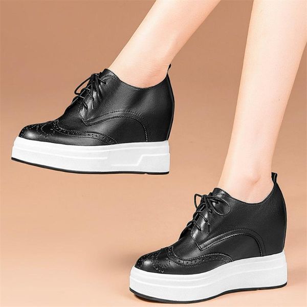 boots fashion sneakers women lace up genuine leather wedges high heel ankle female round toe chunky platform pumps casual shoes, Black
boots fashion sneakers women lace up genuine leather wedges high heel ankle female round toe chunky platform pumps casual shoes, Black
