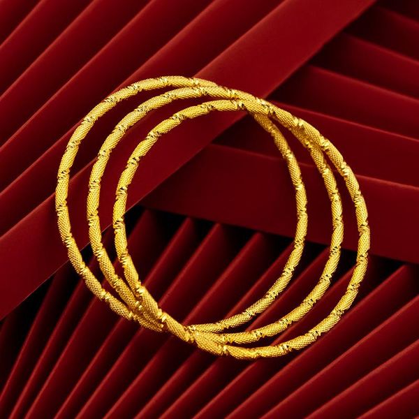 bangle 3pcs/lot 24k brass fashion jewelry 3mm golden line round circle women's bracelet on hand diameter 62mm, Black
bangle 3pcs/lot 24k brass fashion jewelry 3mm golden line round circle women's bracelet on hand diameter 62mm, Black
