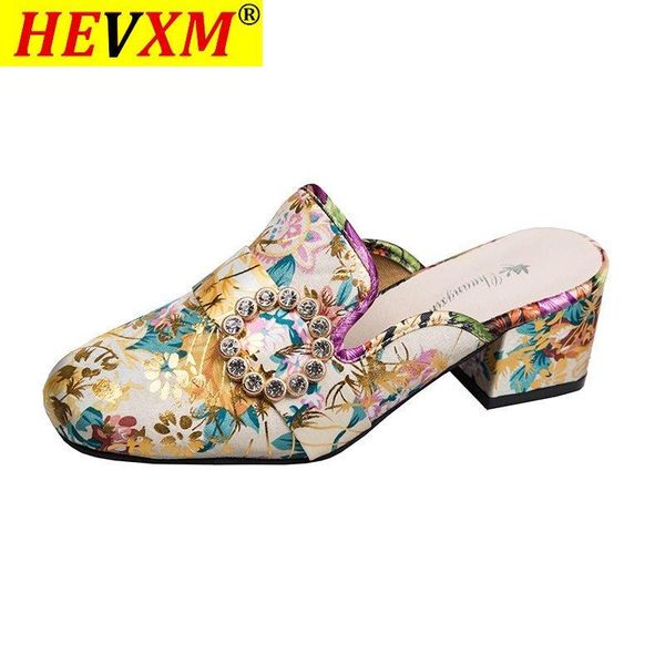 retro square heel women slippers flower embroider summer shoes fashion thick sole slides comfortable girls, Black
retro square heel women slippers flower embroider summer shoes fashion thick sole slides comfortable girls, Black