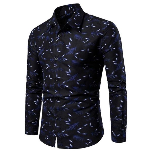 men's casual shirts women turn down collar long sleeve leaf print buttons slim plus size shirt, White;black
men's casual shirts women turn down collar long sleeve leaf print buttons slim plus size shirt, White;black