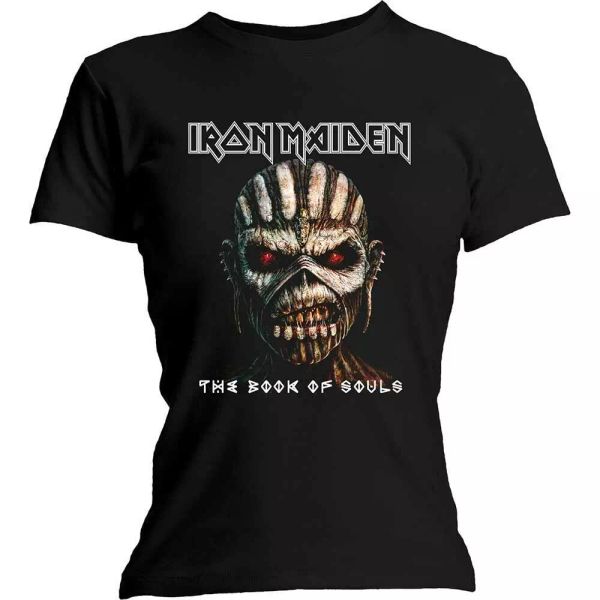 ladies iron maiden the book of souls official women women t-shirt, White;black
ladies iron maiden the book of souls official women women t-shirt, White;black