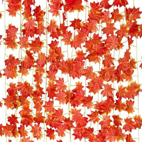 decorative flowers & wreaths 12pack/each 90 inch, artificial ivy red maple garland fake leaf plants vine, hanging for wedding party home wal
decorative flowers & wreaths 12pack/each 90 inch, artificial ivy red maple garland fake leaf plants vine, hanging for wedding party home wal