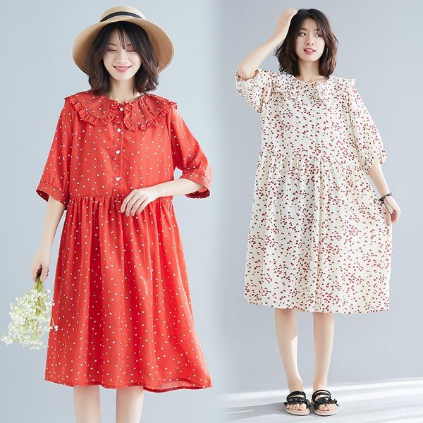 maternity dresses 2021 arrive summer dress woman cute dot large size pregnant a-line md-01035, White
maternity dresses 2021 arrive summer dress woman cute dot large size pregnant a-line md-01035, White