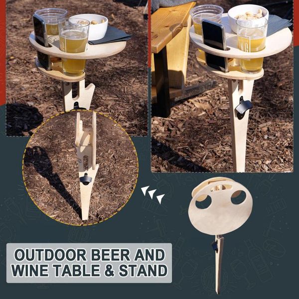 1pc portable courtyard party wine table installation-foldable rack beer outdoor picnic beach supplies camp furniture
1pc portable courtyard party wine table installation-foldable rack beer outdoor picnic beach supplies camp furniture