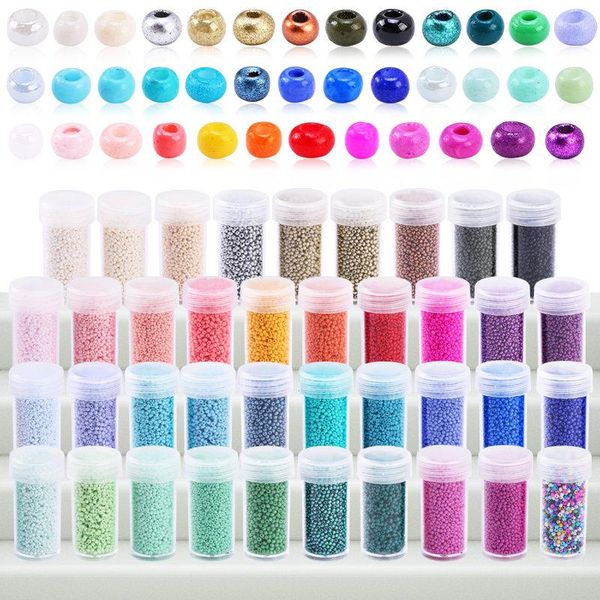 other 2mm 2800pcs multicolor glass seed beads 38 colors small craft round spacer for diy bracelets earring making supplies
other 2mm 2800pcs multicolor glass seed beads 38 colors small craft round spacer for diy bracelets earring making supplies