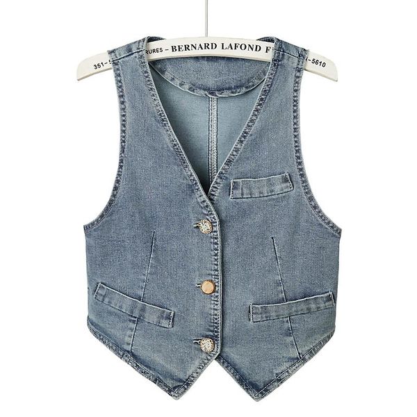 women's vests 2021 spring autumn embroidery denim vest short waistcoat casual wear clothing, Black;white
women's vests 2021 spring autumn embroidery denim vest short waistcoat casual wear clothing, Black;white