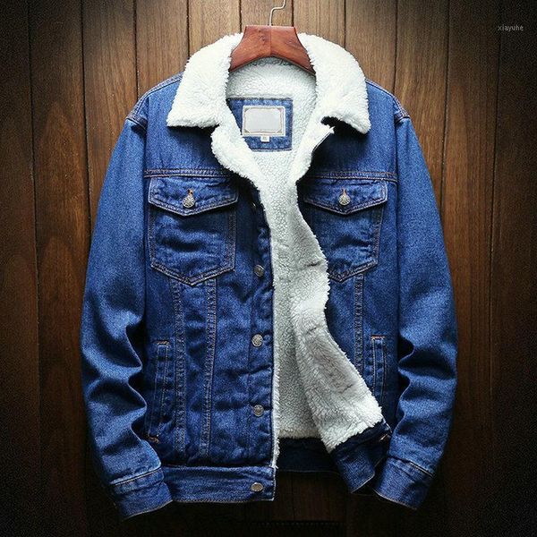 men's jackets drop winter jean jacket man's outerwear warm denim coat men 2021 thicken, Black;brown
men's jackets drop winter jean jacket man's outerwear warm denim coat men 2021 thicken, Black;brown