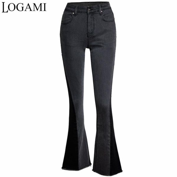 women's jeans logami patchwork woman flare casual denim womens fashion pants black, Blue
women's jeans logami patchwork woman flare casual denim womens fashion pants black, Blue