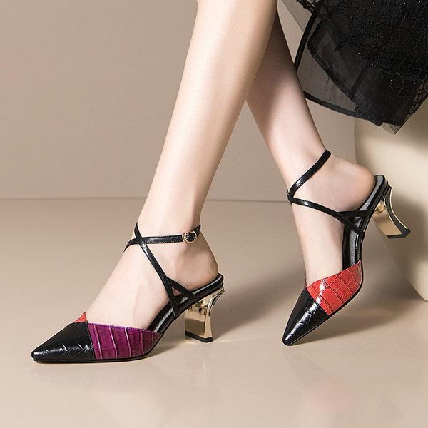 summer genuine leather women sandals concise strap buckle super high heels party night club shoes woman, Black
summer genuine leather women sandals concise strap buckle super high heels party night club shoes woman, Black