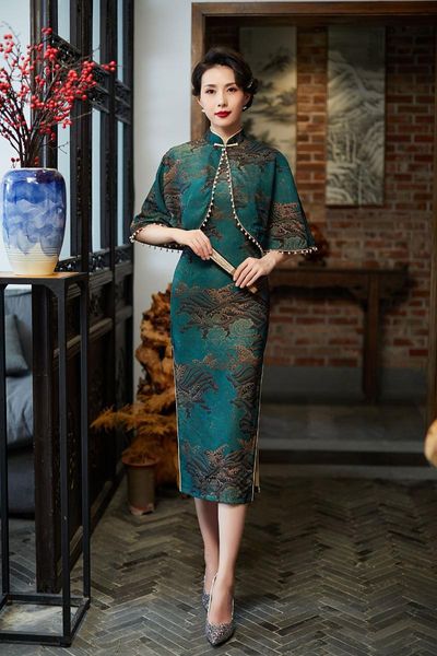 ethnic clothing elegant floral printed satin mandarin collar qipao dress traditional cheongsam with shawl 2pcs vestidos oversize 4xl, Red
ethnic clothing elegant floral printed satin mandarin collar qipao dress traditional cheongsam with shawl 2pcs vestidos oversize 4xl, Red
