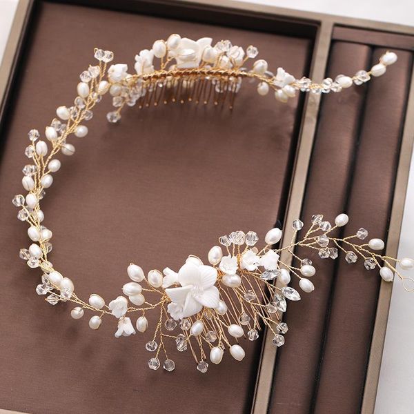 hair clips & barrettes handmade pearl flower headband alloy comb bridal wedding accessories hairband prom eye-catching fashion beautiful hea, Golden;silver
hair clips & barrettes handmade pearl flower headband alloy comb bridal wedding accessories hairband prom eye-catching fashion beautiful hea, Golden;silver