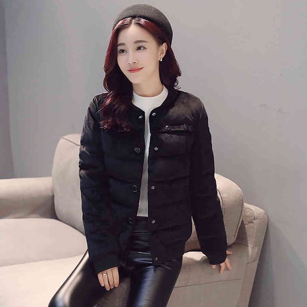 women's down & parkas thicken jacket winter korean style lady woman jackets coat manteau femme hiver feminie parka clothes z5c791 xvlb, Black