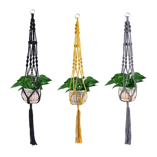 storage bags 105cm hand-woven flowerpot hanging baskets jute tassel flower pot net wall planter basket indoor outdoor decor
storage bags 105cm hand-woven flowerpot hanging baskets jute tassel flower pot net wall planter basket indoor outdoor decor