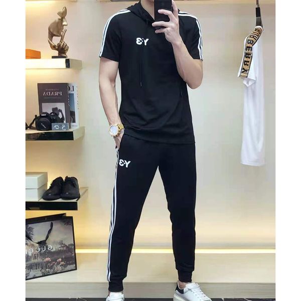 summer men's tracksuits hooded t-shirt trousers letter pattern casual fashion two-piece suit -3xl, Gray
summer men's tracksuits hooded t-shirt trousers letter pattern casual fashion two-piece suit -3xl, Gray