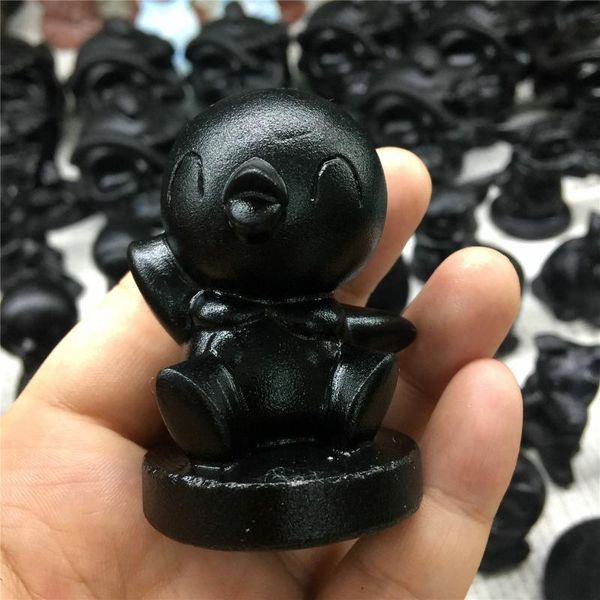 decorative objects & figurines 1pcs lovely natural obsidian hand-carved figurine of a cute cartoon chicken as home decorating gift
decorative objects & figurines 1pcs lovely natural obsidian hand-carved figurine of a cute cartoon chicken as home decorating gift