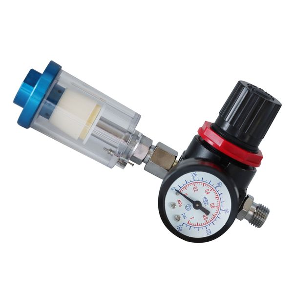 hvlp spray air regulator pressure gauge & 1/4 mini inline air filter separator adjust air pressure regulator gauge spray gun
hvlp spray air regulator pressure gauge & 1/4 mini inline air filter separator adjust air pressure regulator gauge spray gun