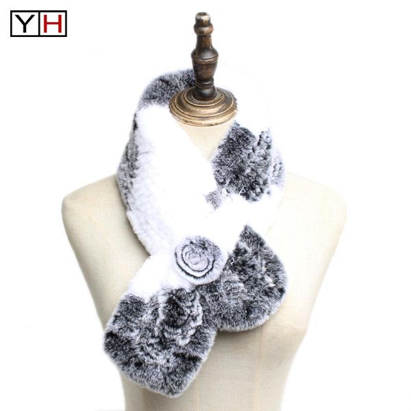scarves real fur scarf winter lady genuine rex muffler knitted rose warm soft, Blue;gray
scarves real fur scarf winter lady genuine rex muffler knitted rose warm soft, Blue;gray