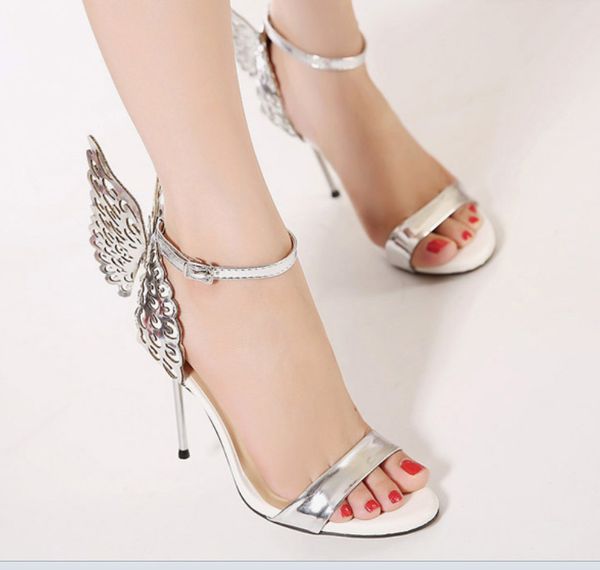 2021 new women's shoes classic high heels butterfly wing buckle sandals stiletto open toe dress shoes, Black
2021 new women's shoes classic high heels butterfly wing buckle sandals stiletto open toe dress shoes, Black