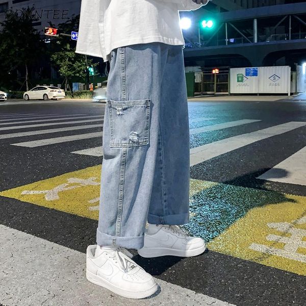 jeans men solid baggy harajuku denim trousers chic casual streetwear vintage retro high street loose pockets scratched s-3xl ins men's, Blue
jeans men solid baggy harajuku denim trousers chic casual streetwear vintage retro high street loose pockets scratched s-3xl ins men's, Blue