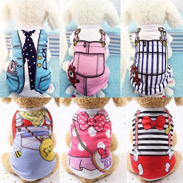 dog apparel cute dogs vest clothes for pug chihuahua puppy outfit print pets cat cartoon t shirt summer costumes chaleco perro supplies
dog apparel cute dogs vest clothes for pug chihuahua puppy outfit print pets cat cartoon t shirt summer costumes chaleco perro supplies