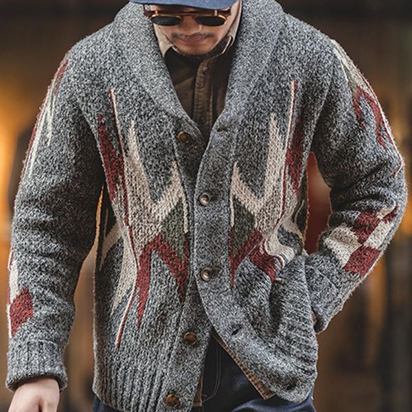 men's sweaters maden knitted vintage cardigan men sweater thick knit oversized streetwear geometric trend v-neck harajuku coats, White;black
men's sweaters maden knitted vintage cardigan men sweater thick knit oversized streetwear geometric trend v-neck harajuku coats, White;black