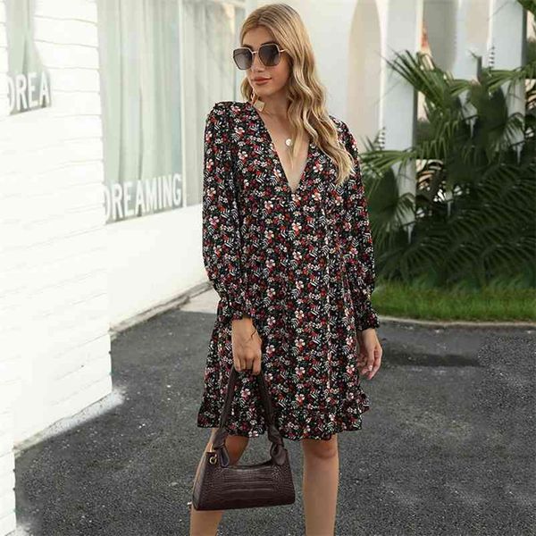 foridol deep v neck floral print boho long sleeve dress women vintage chic ladies spring autumn black short dress vestidos 210415, Black;gray
foridol deep v neck floral print boho long sleeve dress women vintage chic ladies spring autumn black short dress vestidos 210415, Black;gray