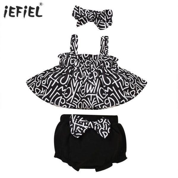 clothing sets born baby girls clothes sleeveless strap ruffle letter print crop +shorts 2pcs outfits set cute summer sunsuit, White
clothing sets born baby girls clothes sleeveless strap ruffle letter print crop +shorts 2pcs outfits set cute summer sunsuit, White