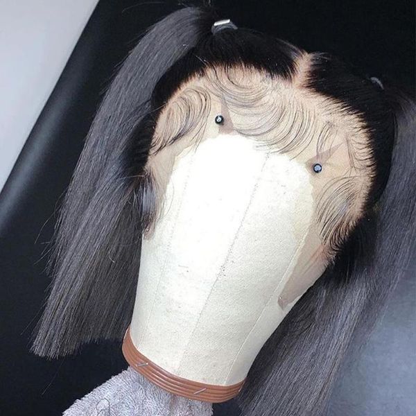 pre plucked jet black blunt cut short bob synthetic hair lace front wig with baby for women daily wear wigs cosplay
pre plucked jet black blunt cut short bob synthetic hair lace front wig with baby for women daily wear wigs cosplay