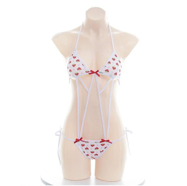 one-piece suits bikini 2021 printing strawberry bow multi-rope lace lovely girl sun bath swimwear women one piece swimsuit monokini
one-piece suits bikini 2021 printing strawberry bow multi-rope lace lovely girl sun bath swimwear women one piece swimsuit monokini