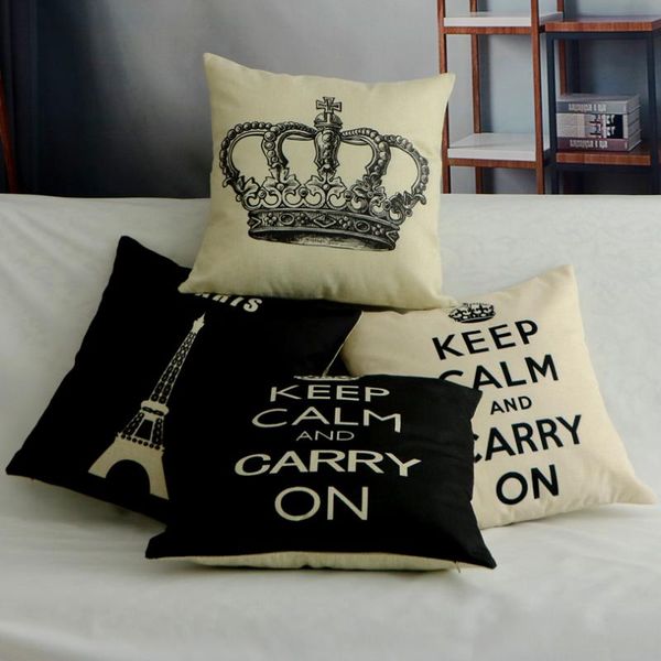 home flax simple letter cushion cover living room imperial crown pillowcase decorative cute pillow eco-friendly cushion/decorative
home flax simple letter cushion cover living room imperial crown pillowcase decorative cute pillow eco-friendly cushion/decorative