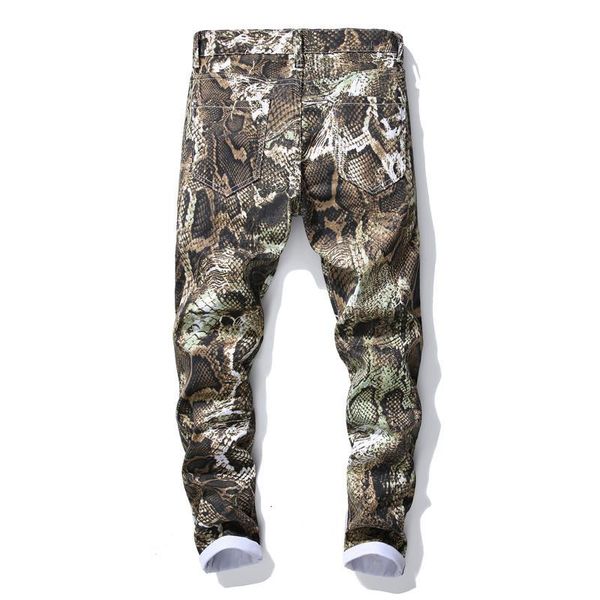 european men brand jeans slim denim trendy man trousers skinny hip hop moto biker snakeskin pattern pants for men's i9ga, Blue
european men brand jeans slim denim trendy man trousers skinny hip hop moto biker snakeskin pattern pants for men's i9ga, Blue