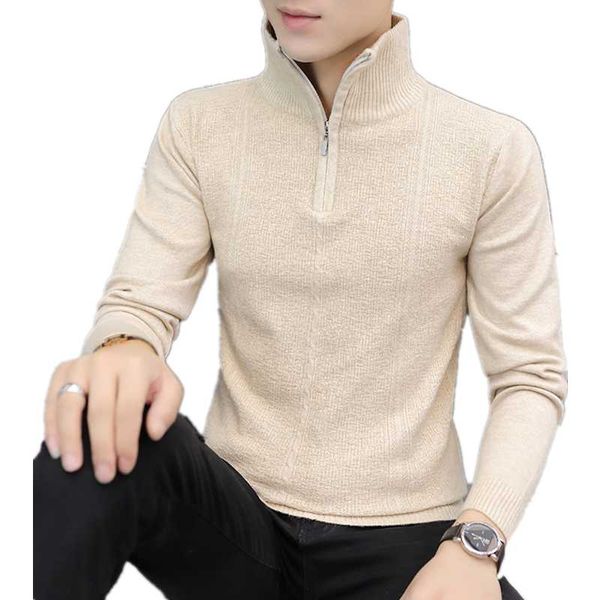 men's sweaters autumn winter warm cashmere wool pullover man casual knitwear zipper turtleneck pull homme vests, Black;white
men's sweaters autumn winter warm cashmere wool pullover man casual knitwear zipper turtleneck pull homme vests, Black;white