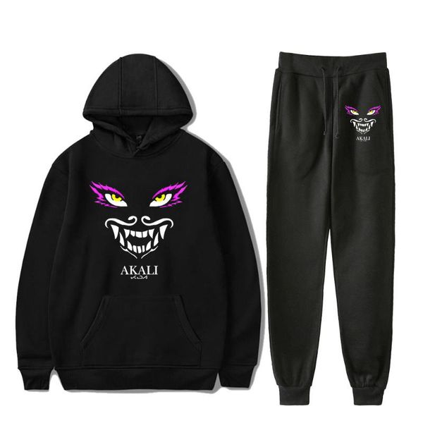 men's hoodies & sweatshirts kda the baddest harajuku printed spirited style jogger sweatshirt sets sports sweatshirts+pants fashion lon, Black
men's hoodies & sweatshirts kda the baddest harajuku printed spirited style jogger sweatshirt sets sports sweatshirts+pants fashion lon, Black