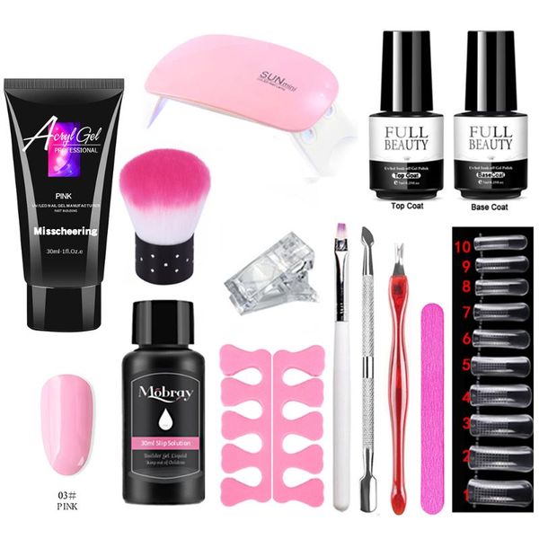 nail art kits 13pcs/set poly uv gel 30ml all for manicure base led extension nails tool enamel
nail art kits 13pcs/set poly uv gel 30ml all for manicure base led extension nails tool enamel