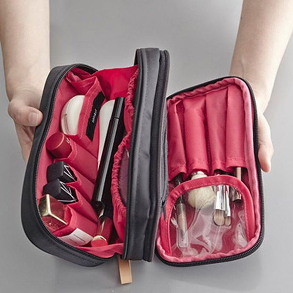 zipper closure double sides nylon toothbrush makeup bag storage washing lipsticks travel portable cosmetic bags & cases
zipper closure double sides nylon toothbrush makeup bag storage washing lipsticks travel portable cosmetic bags & cases