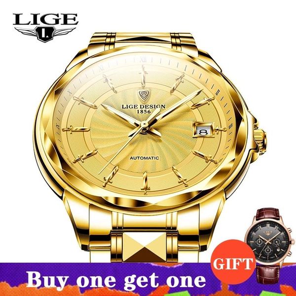 wristwatches 2021 lige luxury men mechanical wristwatch tungsten steel 50m waterproof watch fashion sapphire glass sport watches male, Slivery;brown
wristwatches 2021 lige luxury men mechanical wristwatch tungsten steel 50m waterproof watch fashion sapphire glass sport watches male, Slivery;brown