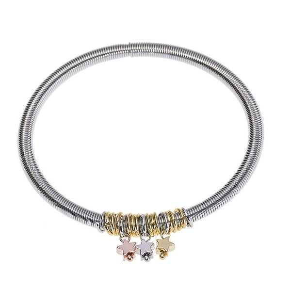 link, chain pentagram accessories 4.2mm spring ring bracelet screw head can be opened to tighten the retractable, Black
link, chain pentagram accessories 4.2mm spring ring bracelet screw head can be opened to tighten the retractable, Black