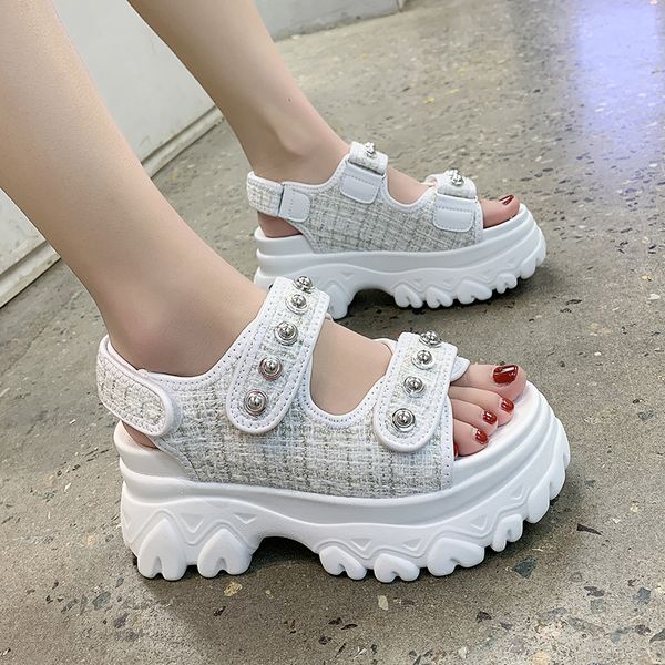 2021 new sandals women luxury wedge platform sandal woman fashion open high heel flat ladies shoes sport beach sandalias mujer, Black
2021 new sandals women luxury wedge platform sandal woman fashion open high heel flat ladies shoes sport beach sandalias mujer, Black