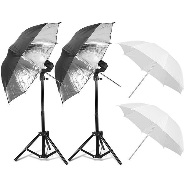 2pcs portable 26inch umbrella continuous lighting kit mini adjustable 68cm tripod stand 9w led bulb for small size product video & studio ac
2pcs portable 26inch umbrella continuous lighting kit mini adjustable 68cm tripod stand 9w led bulb for small size product video & studio ac