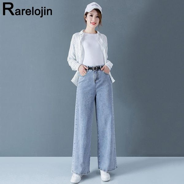 women's jeans spring autumn winter womens korean fashion casual straight high waist plus size female loose wide leg pants, Blue
women's jeans spring autumn winter womens korean fashion casual straight high waist plus size female loose wide leg pants, Blue