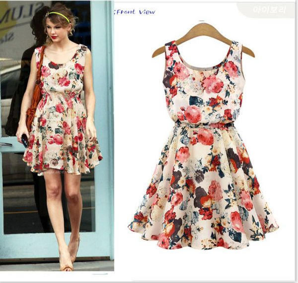 dresses casual summer chiffon women clothes floral short beach es korean elegant vestido de festa verano robe femme, Black;gray
dresses casual summer chiffon women clothes floral short beach es korean elegant vestido de festa verano robe femme, Black;gray