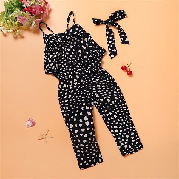 2 7years summer fashion kids baby girls heart pattern jumpsuit romper trousers with belt outfits, White
2 7years summer fashion kids baby girls heart pattern jumpsuit romper trousers with belt outfits, White