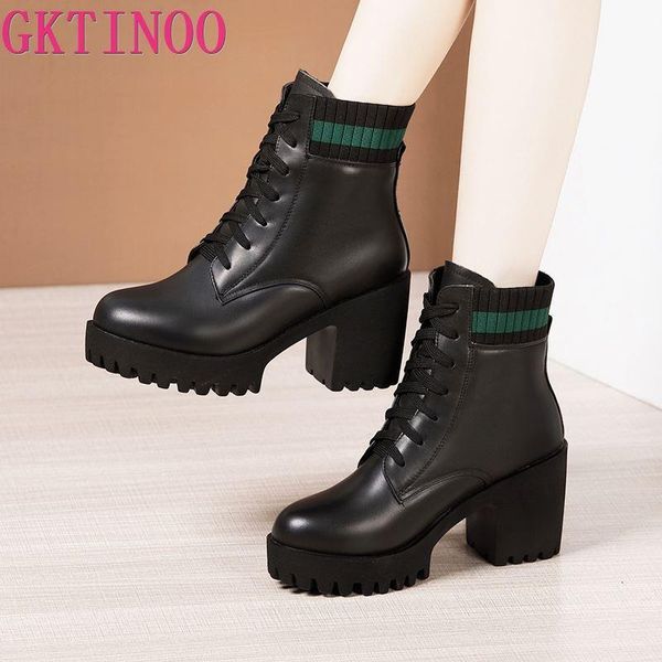 boots gktinoo platform shoes women winter 2021 lace up high heels motorcycle ladies fur ankle leather plus size, Black
boots gktinoo platform shoes women winter 2021 lace up high heels motorcycle ladies fur ankle leather plus size, Black