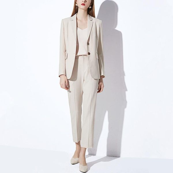 women's two piece pants arrival fashion classic women blazer pant suit trousers formal office ladies female work business 2 set custom, White
women's two piece pants arrival fashion classic women blazer pant suit trousers formal office ladies female work business 2 set custom, White